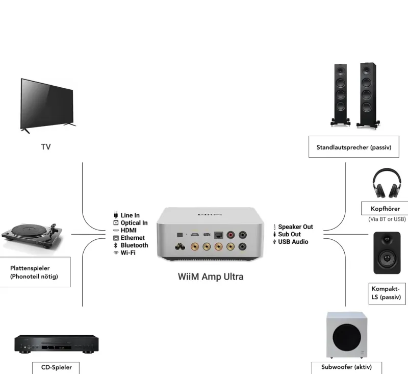 Wiim Amp Ultra hinten